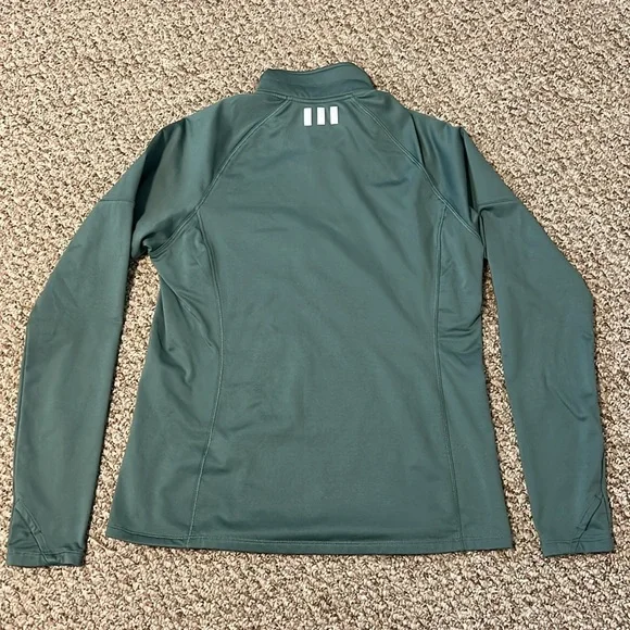 Women’s Green Adidas Golf 1/4 Quarter Zip - Picture 3 of 12